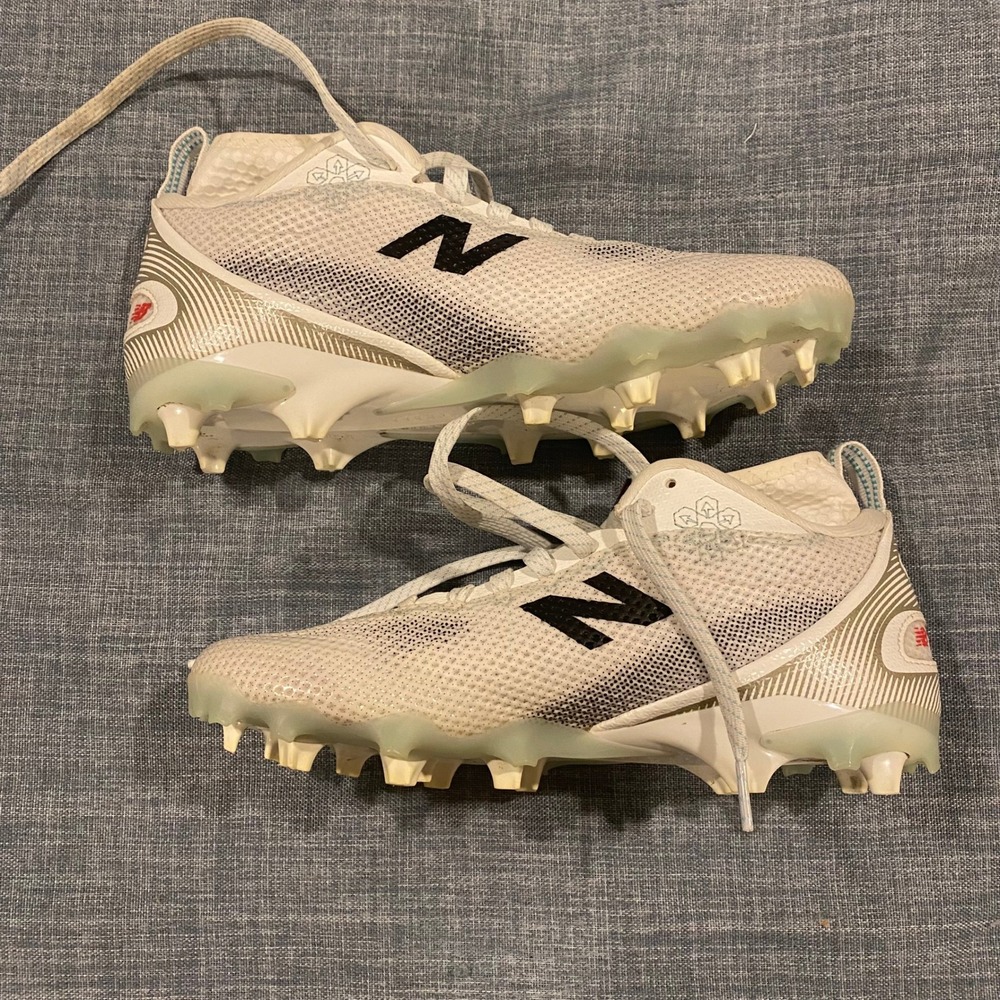 New Balance Freeze LX v2 Lacrosse Cleats Mens White Silver FREEZWT2 Size 7.5 - Picture 3 of 14